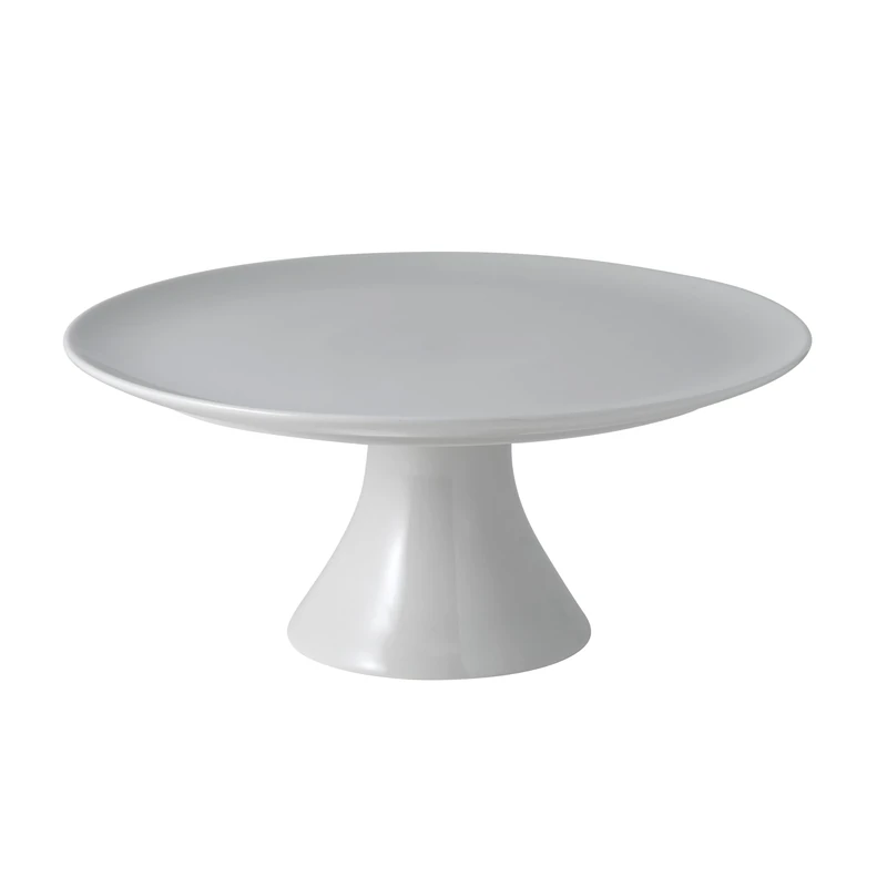 Villeroy & Boch - for Me Cake Plate on Stand, Presentation Plate for Delicious Cakes and Pastries, Premium Porcelain, Dishwasher Safe, White