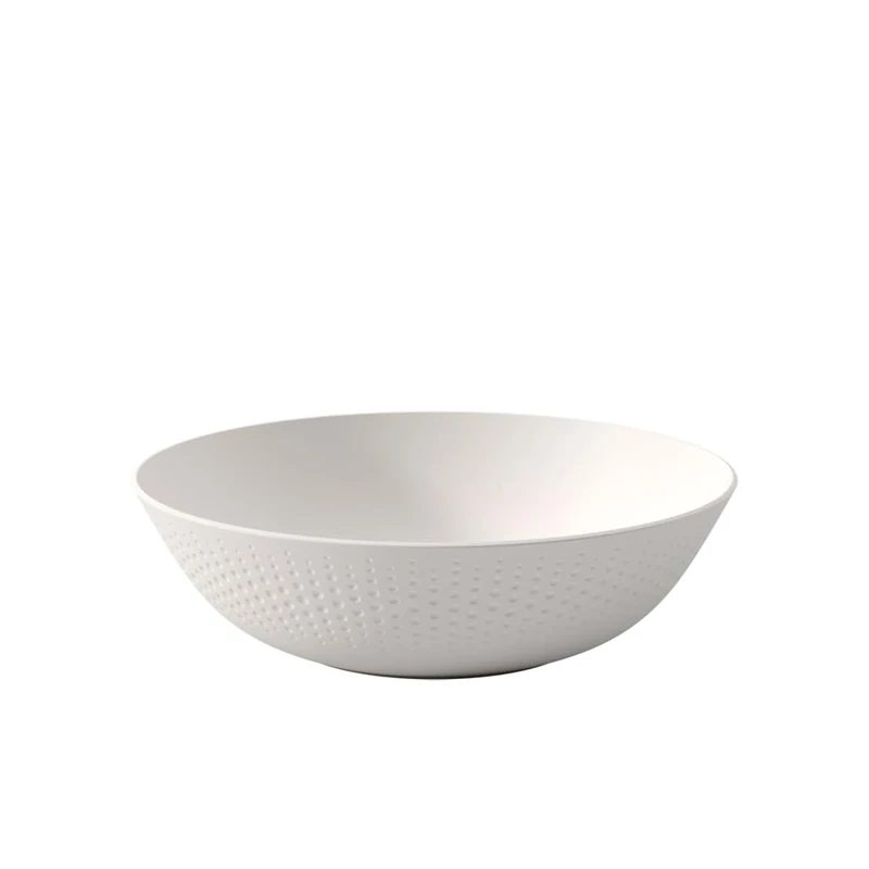 Villeroy & Boch - Manufacture Collier Blanc Decorative/Fruit Bowl, Beautifully Shaped Bowl for Fruit and Decoration, Premium Porcelain, Hand wash, White