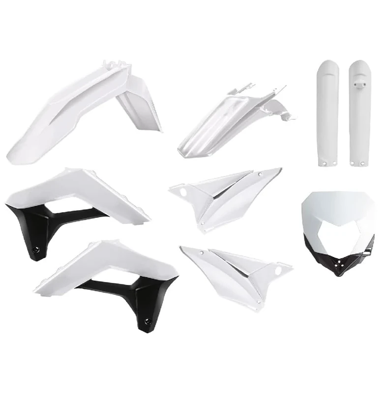POLISPORT 90857 - Polisport Enduro Plastic Replica Kit for those seeking OEM quality for Sherco motorcycles in white color