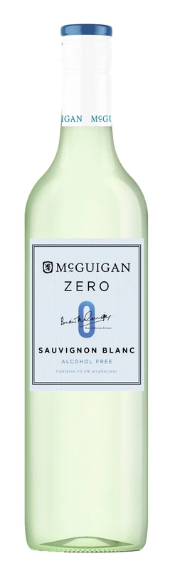 McGuigan Zero Sauvignon Blanc, No Alcohol Wine, Australia, 75cl (Case of 6) Gooseberry, Citrus, Refreshing White Wine