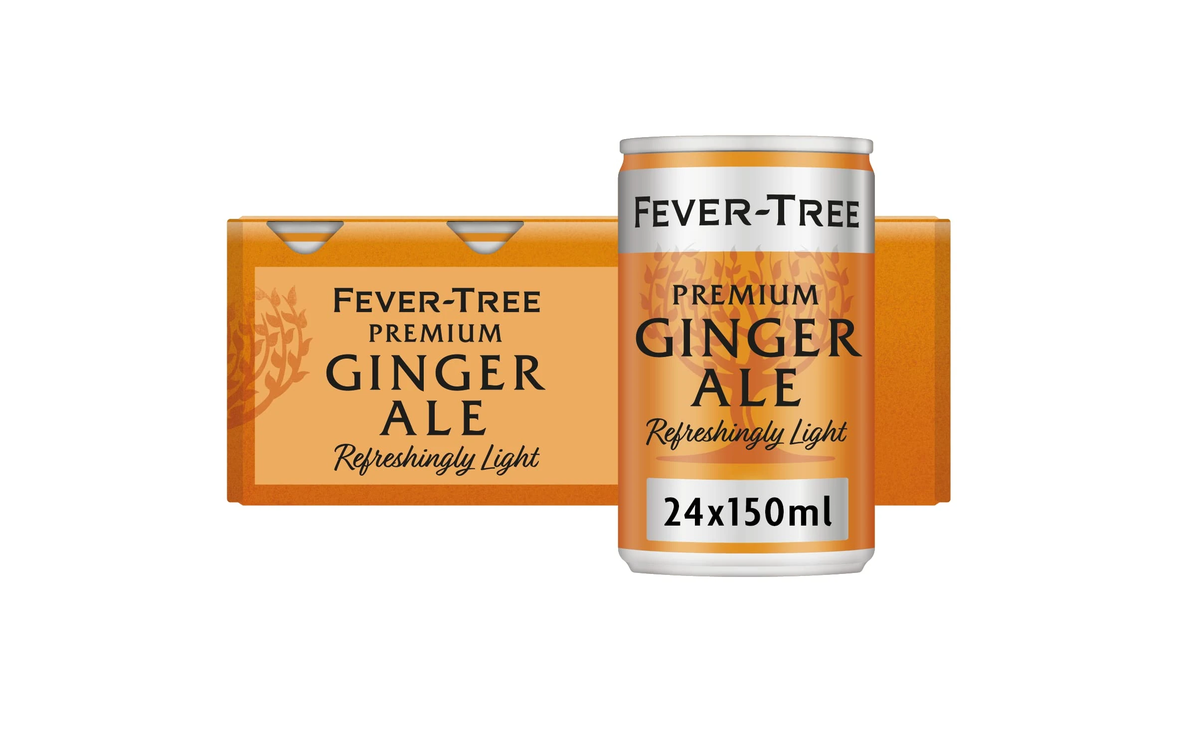 Fever-Tree Refreshingly Light Ginger Ale 150ml (Pack of 24)