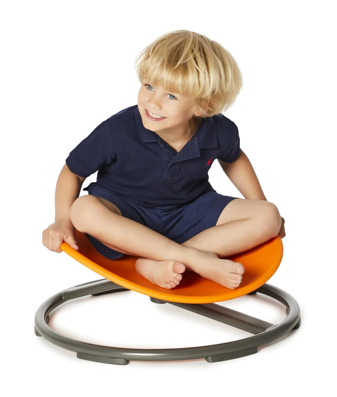 Gonge 2167 Metal Carousel - Orange Kids Spin Toy for Ages 3-10