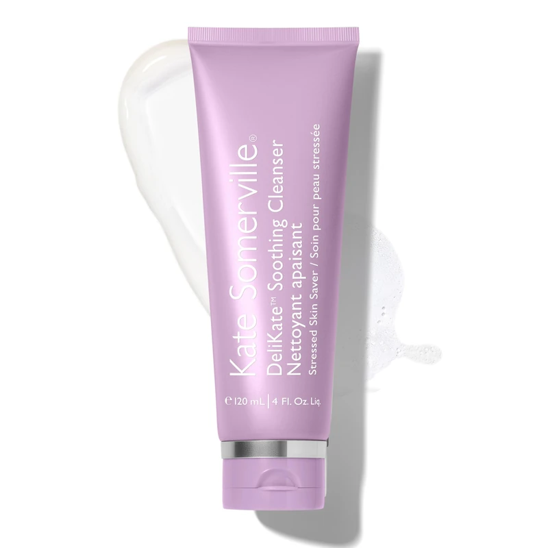 Kate Somerville DeliKate Soothing Cleanser – Clinically Proven Hydrating Face Wash, Tightness and Redness Relief for Stressed or Sensitive Skin, 120 mL