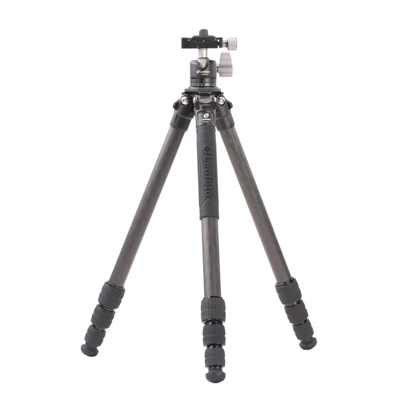 Leofoto - Ranger - Carbon Tripod For Cameras - Load capacity of 6kg - Extendable Feet - Min. Height of 5,7 cm to a Max. Height of 109 cm - EF-224C+ Ballhead LH-25