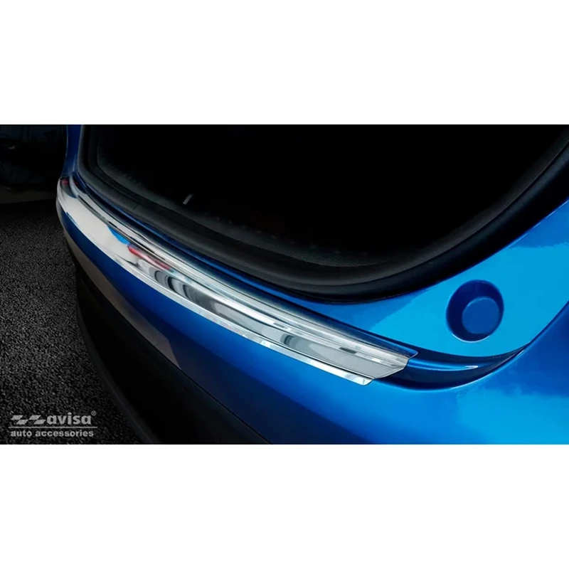 Avisa Stainless Steel Rear bumper protector compatible with Kia XCeed 2019-