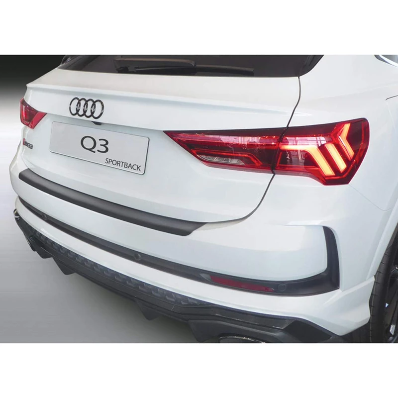 RGM ABS Rear bumper protector compatible with Audi Q3 (F3N) Sportback 2019- Black