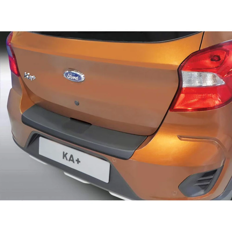 RGM ABS Rear bumper protector compatible with Ford Ka+ Active 3/2018- Black