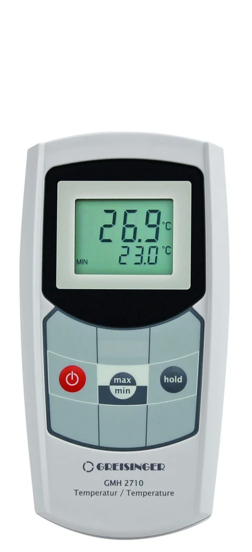 GHM Greisinger GMH 2710-I Temperature Gauge with Temperature Sensor Grey - Image 1