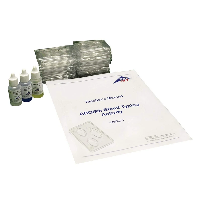 Experiment kit: AB0/Rh Blood Typing