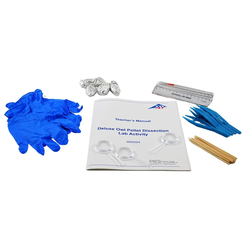 3B Scientific Experiment kit: Deluxe Owl Pellet Dissection Lab Activity