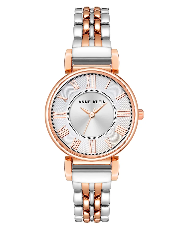 Anne Klein Women's Bracelet Watch, Silver/Rose Gold