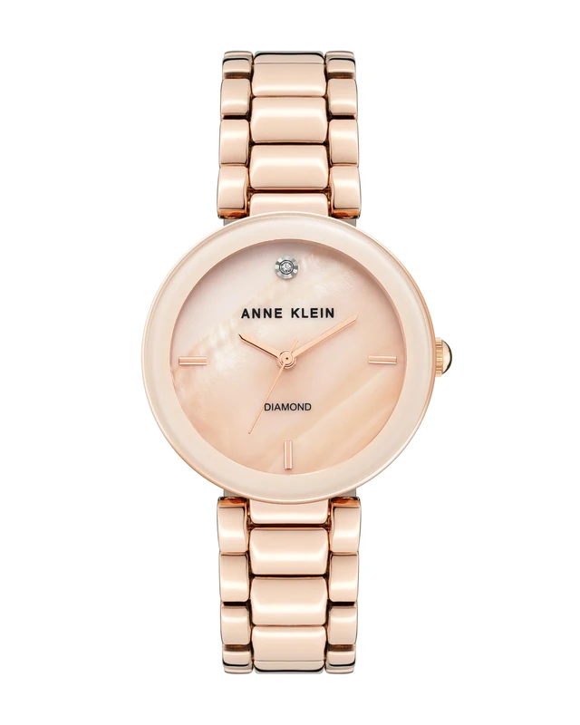 Anne Klein Women's Genuine Diamond Dial Bracelet Watch