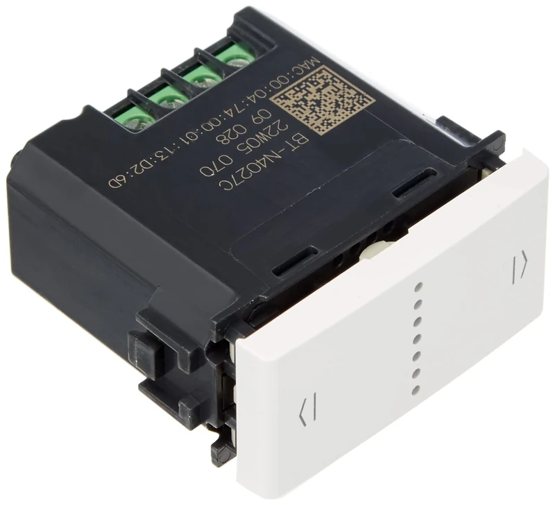 Bticino N4027C Livinglight Connected Roller Shutter Control, White