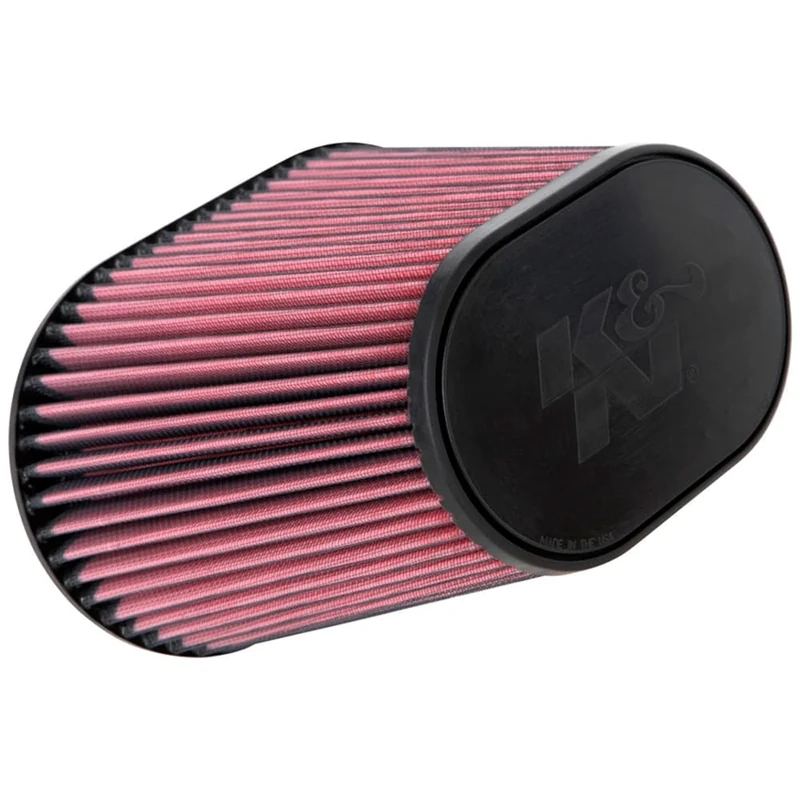 K&N Universal Clamp-On Air Filter: High Performance, Premium, Washable, Replacement Filter: Flange Diameter: 6.98 In, Filter Height: 8 In, Flange Length: 1 In, Shape: Oval Tapered, RU-5292