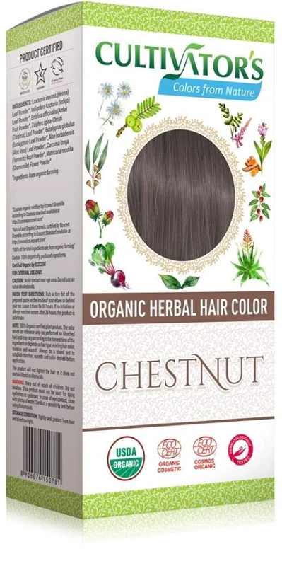 Tinte orgánico Castaño 1 KG.