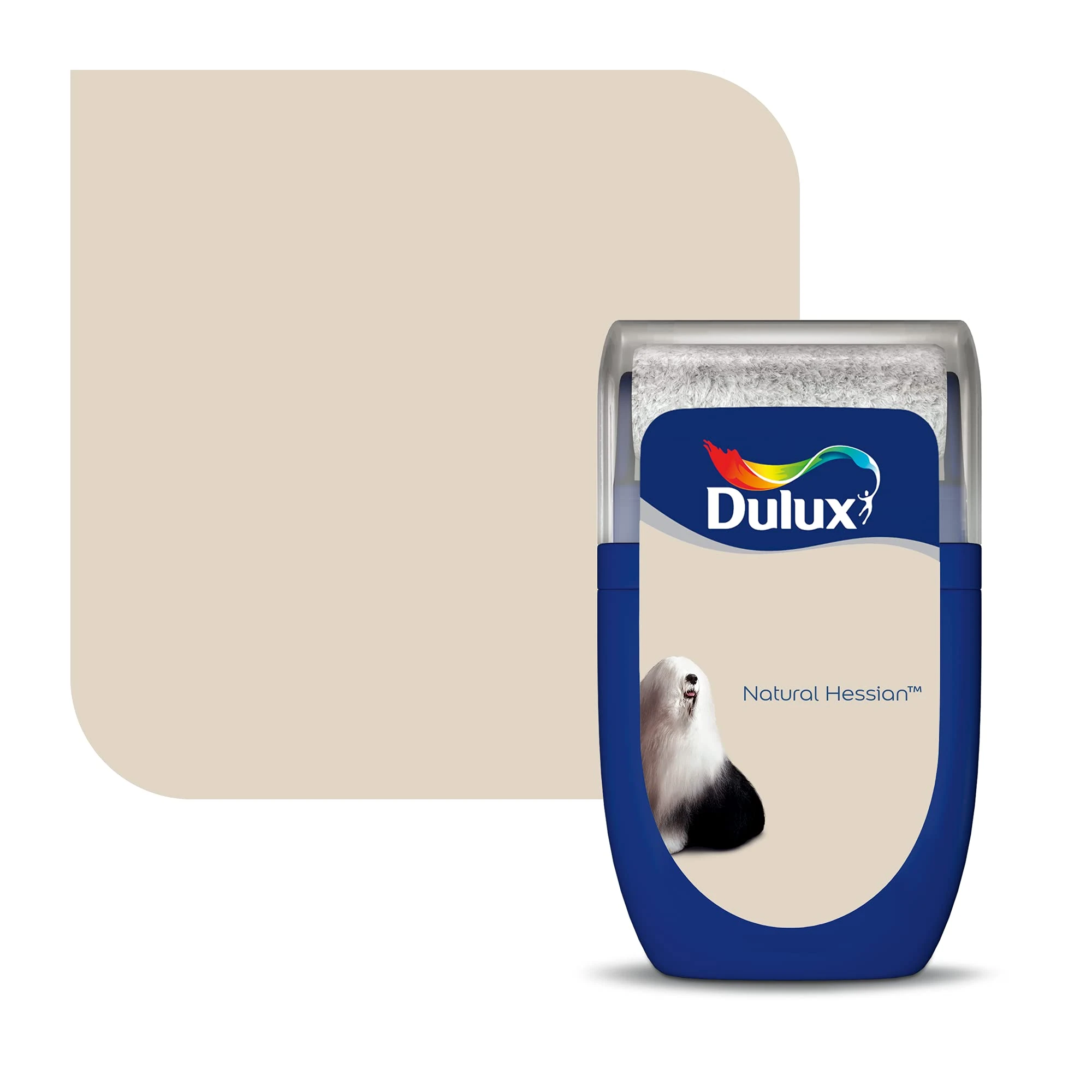 Dulux Walls & Ceilings Tester Paint, Natural Hessian, 30 ml