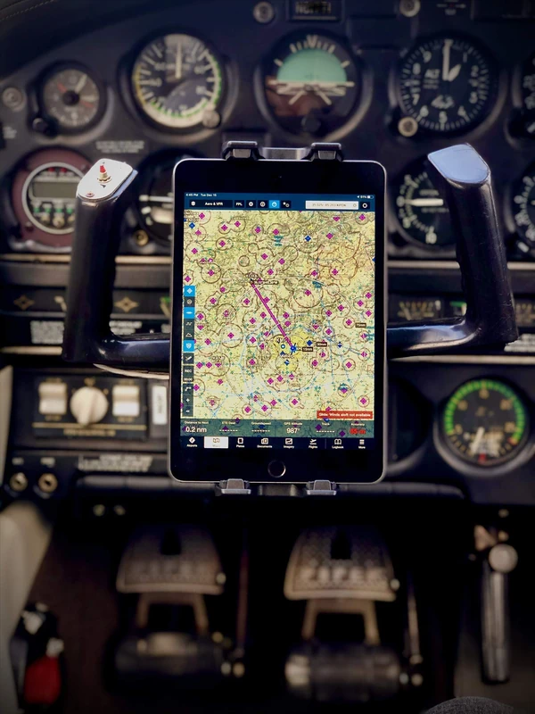 FlightPro Aviator+ Yoke Mount for Phones & Tablets! Fits All iPad Models - Mini, Air & Pro! - Image 1