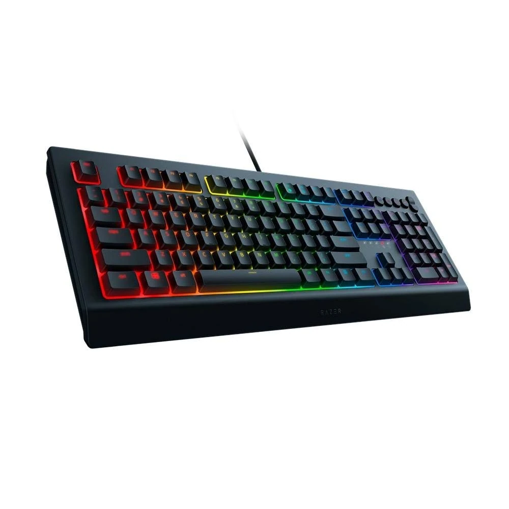 Razer Cynosa V2 Gaming Keyboard: Customizable Chroma RGB Lighting - Individually Backlit Keys - Spill-Resistant Design - Programmable Macro Functionality - Dedicated Media Keys