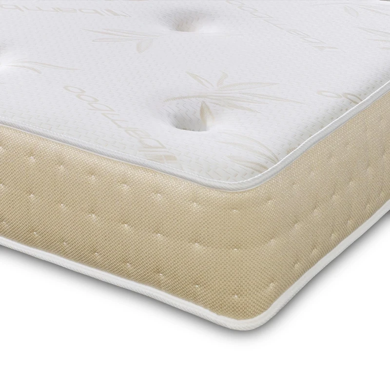 eXtreme comfort ltd The Nazare Superior Hybrid 4ft Small Double Mattress With 2" Memory Foam Layer Hand Tufted Sprung Small Double Memory Foam Mattress (4ft x 6ft3, 120cm x 190cm)