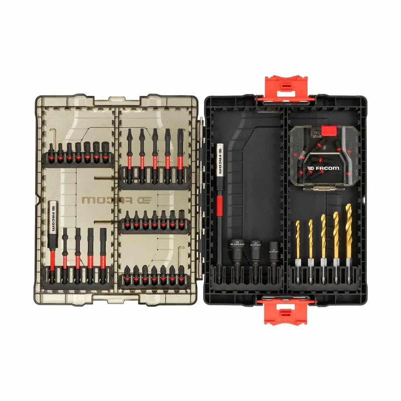 FACOM EN.1J50PB Set of 50 Impact Bits - 50 Pieces for Drilling