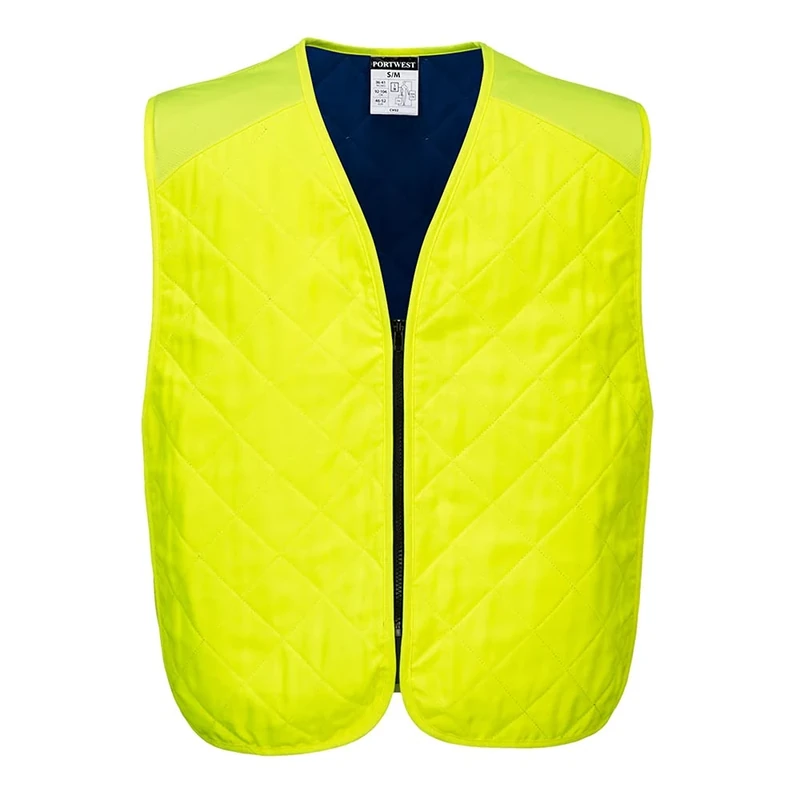 Portwest Cooling Evaporative Vest, Color: Yellow, Size: S/M, CV09YERS/M