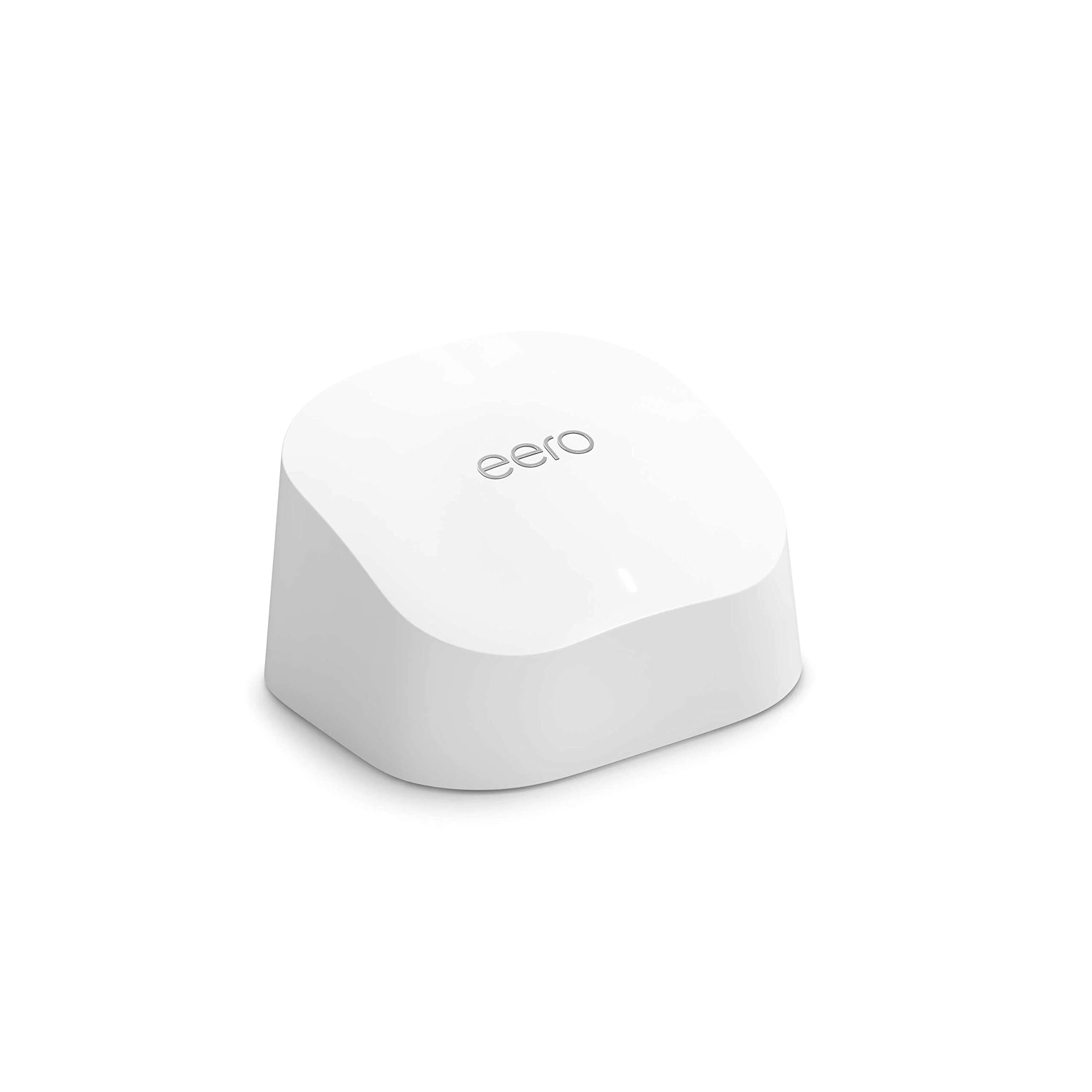 Amazon eero 6 mesh Wi-Fi router | 900 Mbps Ethernet | Coverage up to 140 m2 | Connect 75+ devices | 1-Pack