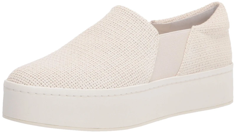Vince Women's Warren Slip On Platform Sneaker - White Size 8 UK