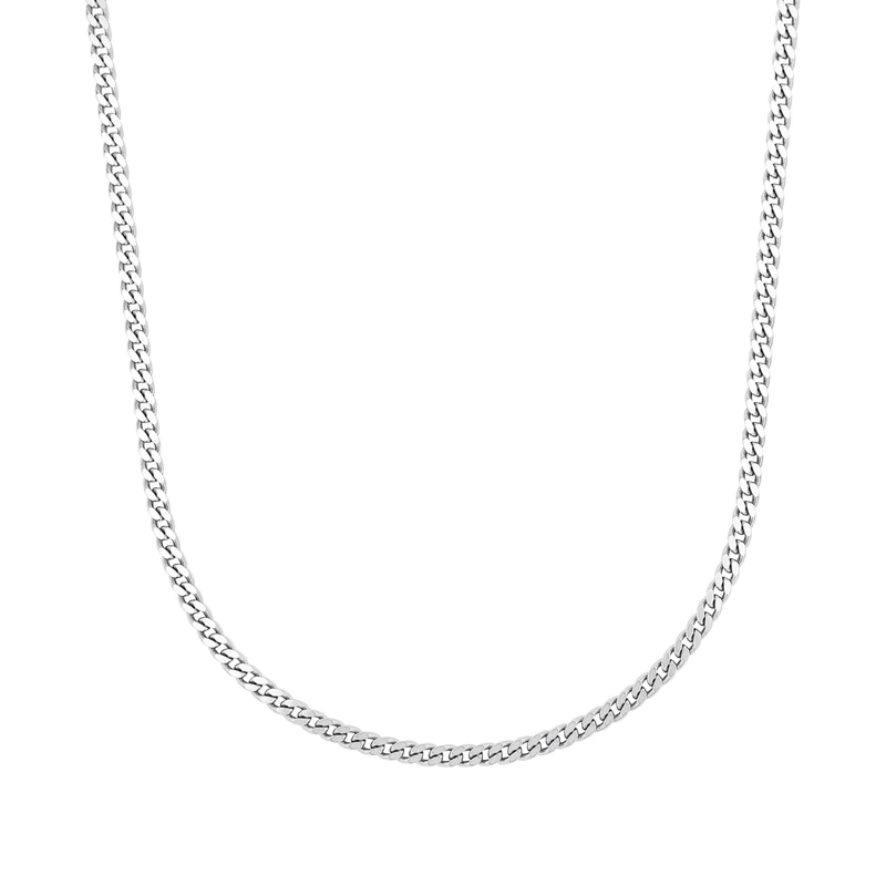 Amor Necklace 925 Sterling Silver Men's Necklace, 55 cm, Silver, comes in Jewelry Gift box 9381586