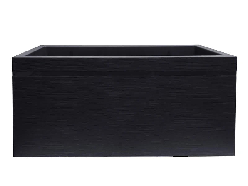 Poetic Rectangular Planter, 75cm x 37cm, Anthracite