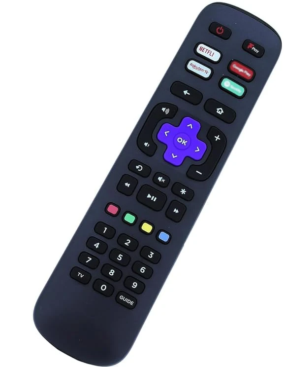 Replacement TV Remote Control for Hisense Roku R43B7120UK R50B7120UK R55B7120UK R65B7120UK B7120, pre-programmed for hisense roku tv remote control