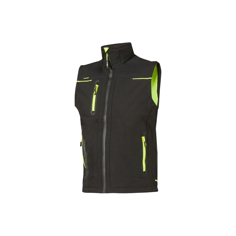 U-POWER | Gilet da Lavoro Uomo con Zip UNIVERSE, in Softshell, Impermeabile, Traspirante e Antivento, 96% poliestere 4% spandex - Image 1
