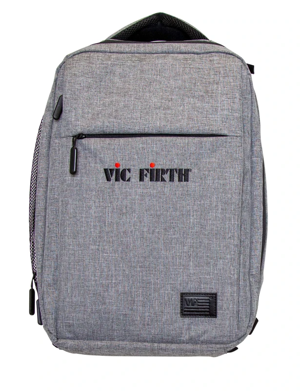 Vic FIrth - Travel Backpack - Grey with VF logo
