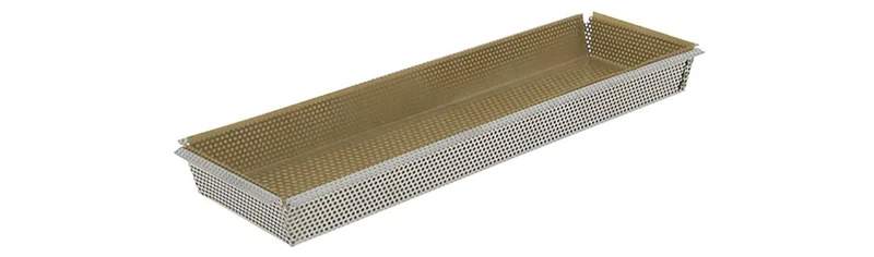 De Buyer Perforated Tart Mould with Removable Base - 350x100x35mm