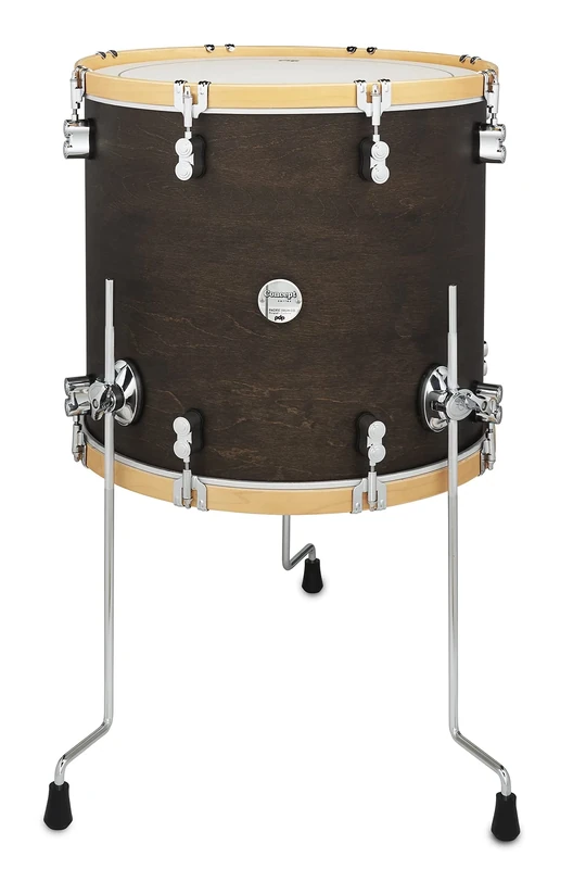 Pacific Drums & Percussion Add-Ons PDP Concept Classic, 16x18, Walnut/Natural Hoops Floor Tom (PDCC1618FTWN)