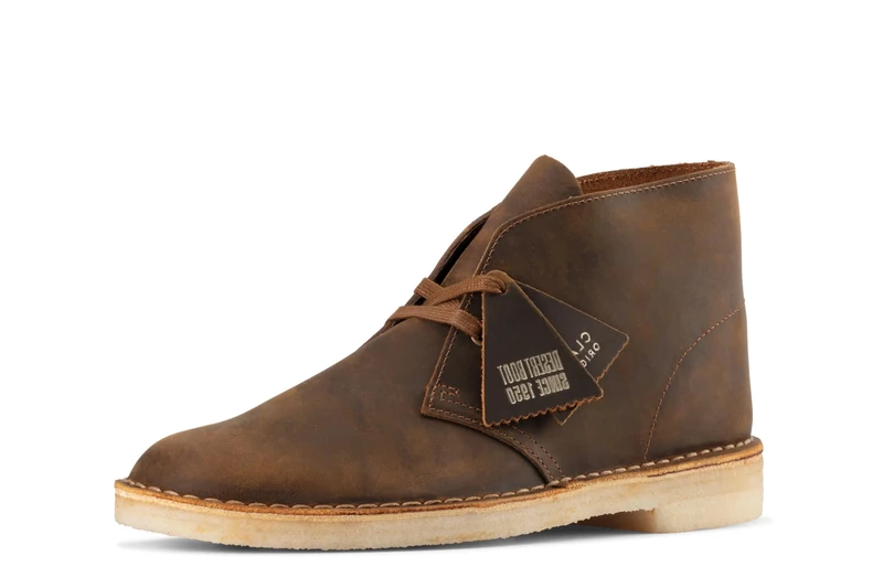 Clarks Men's Desert Chukka Boot, Beeswax Leather, 10.5 UK