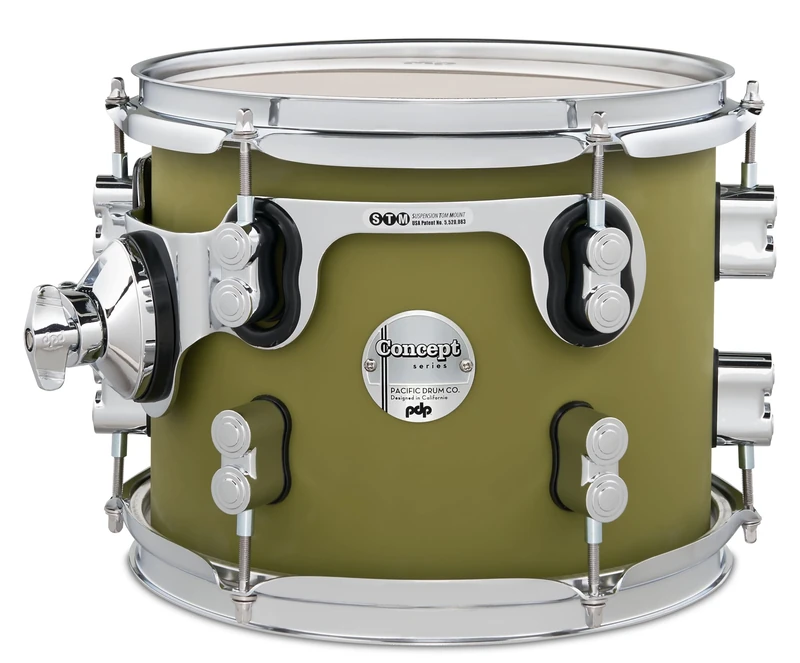PDP Concept Maple Tom, 10" x 8", Satin Olive Finish Ply
