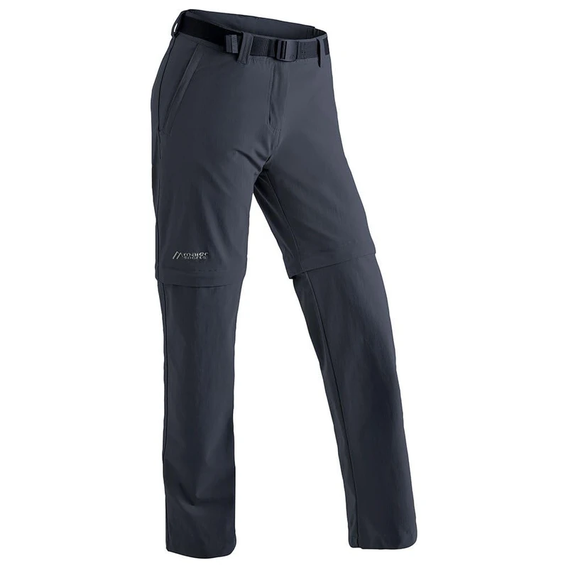 maier sports NATA 2, Women's Hiking Trousers, Water-Repellent Outdoor Trousers for Trekking and Hiking, Handy Zip-Off Function, PFC-Free, mSTRETCH pro 4 & Dryprotec