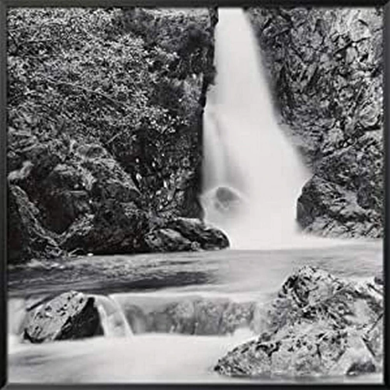 International Graphics - Framed art print - Dave, Butcher - ''Ling Cove Falls, Lake District, England''- 51 x 51 cm - Frame Color: Black - Series ATHOS - Image 1