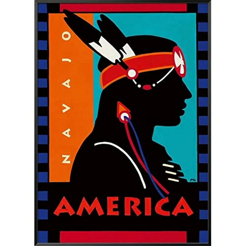 International Graphics - Framed art print - GAF! - ''America''- 51 x 71 cm - Frame Color: Black - Series ATHOS - Image 1