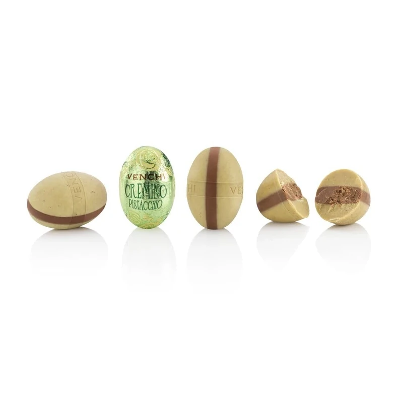 Venchi - Cremino Pistachio Mini Chocolate Eggs, 1 kg - Gift Idea - Gluten Free