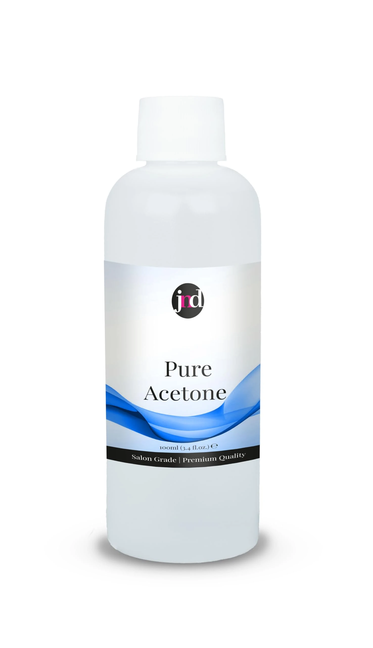 JND 100% Pure Acetone Soak-Off Gel Acrylic Tips Nail Glue Nail Polish Remover (100ml)