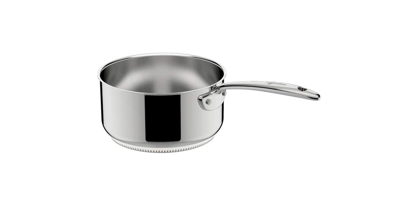 Lagostina ACCADEMIA LAGOFUSION Saucepan 16 cm (1.5 L) Stainless Steel 18/10 All Heat Sources Including Induction Robust Riveted Handle Italy 25 Years 011116031116