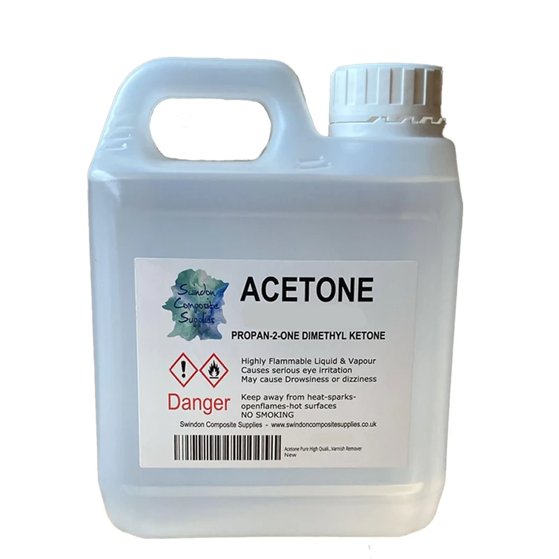 Acetone - Nail Varnish Remover- Solvent & Degreaser - 1Litre - 1000ml