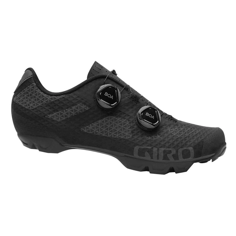 Giro Sector Men's MTB Shoes, Black/Dark Shadow, EUR42 UK8.5