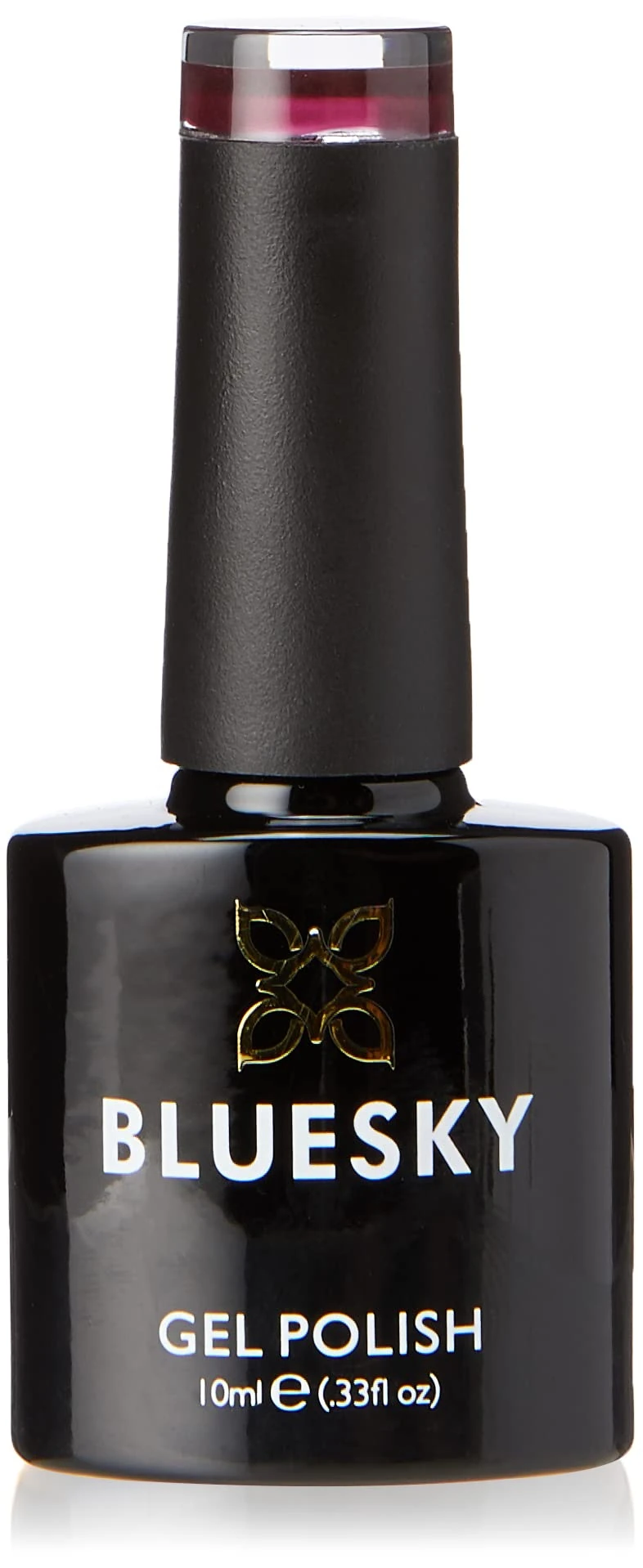 Bluesky Gel Polish, Dark Burgundy, A7, 10 ml, Gel Soluble Nail Polish, Brown, Red, Purple, Dark (Curing under UV/LED Lamp Required) Pack of 1 (x)