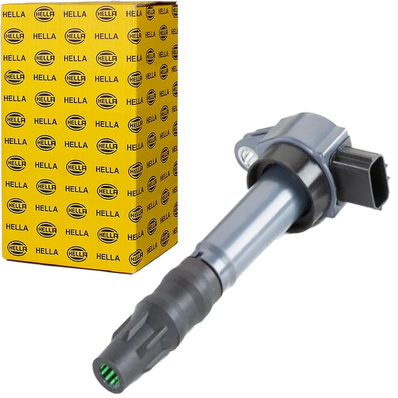 HELLA 5DA 358 057-661 Ignition Coil - 3-pin connector - Flush-Fitting Pencil Ignition Coils - Bolted