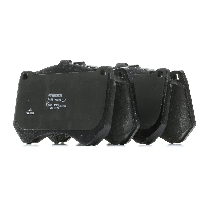 Bosch BP1841 - Brake Pads Car Front Axle - Bosch Quality - Reduced Noise and Dust - ECE-R90 Certified - Copper-Free - 1 Set of 4 Pads