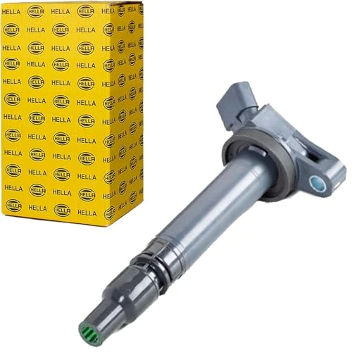 HELLA 5DA 358 057-401 Ignition Coil - 4-pin connector - Flush-Fitting Pencil Ignition Coils - Bolted