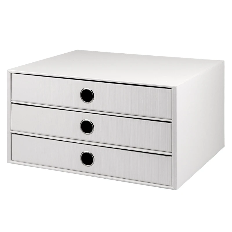 Rössler S.O.H.O. 1524452093 Drawer Box for DIN A4 with Finger Hole Special Edition White