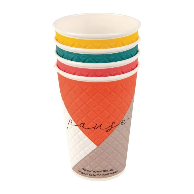 Huhtamaki Pause Double Wall - 455ml 16oz Cup (Pack 620)